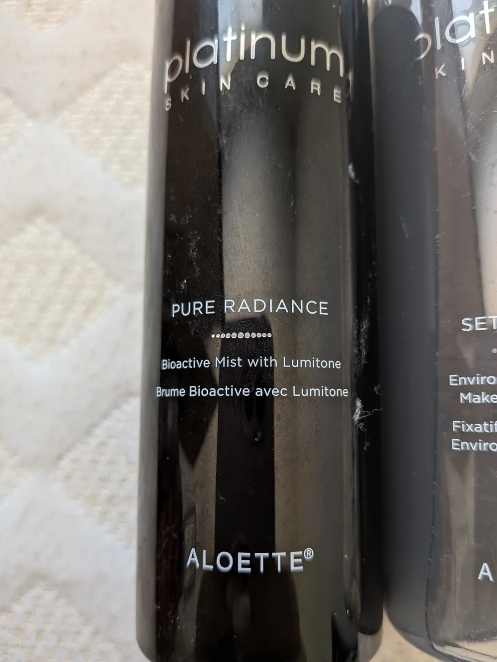 Set + Shield Makeup Setting Mist — Black